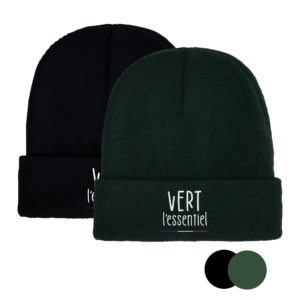 Bonnets noir/vert - Vert L'essentiel